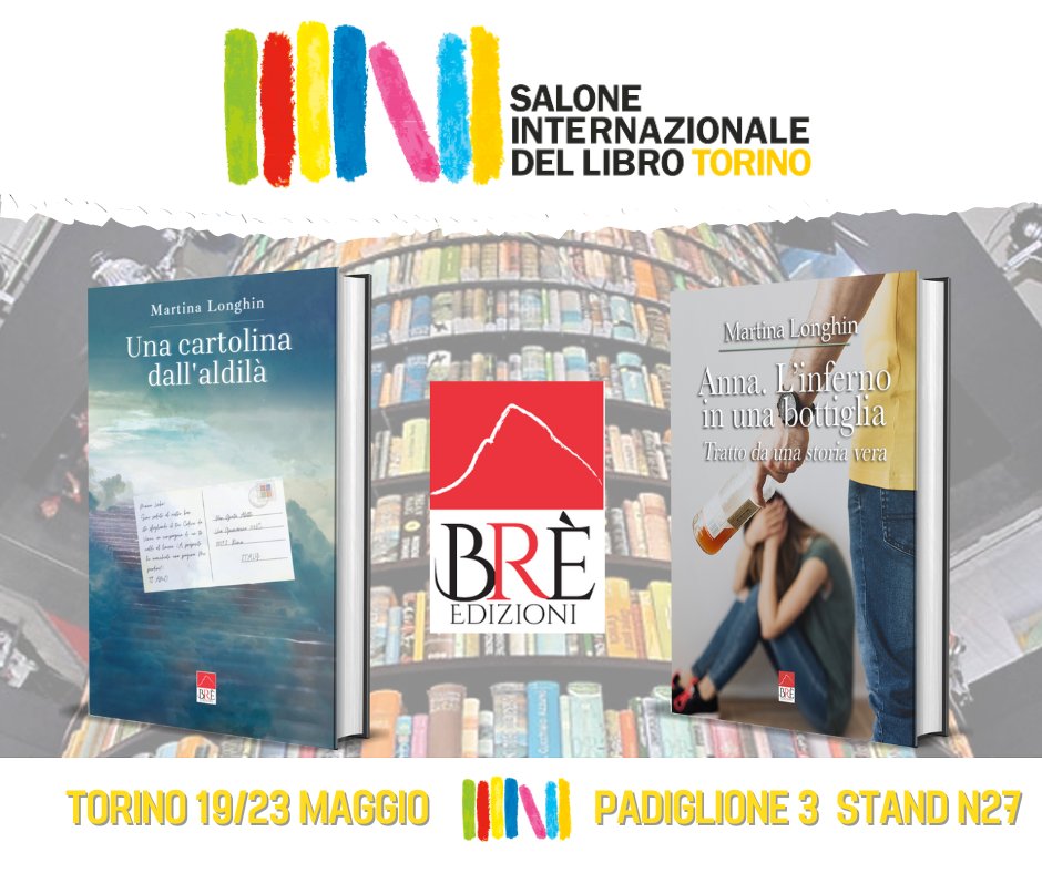 longhin_martina's tweet photo. Purtroppo io non potrò esserci, ma @BreEdizioni sarà presente con i #libri di tutti gli #autori... anche i miei. 😊
#salonedellibro #fieradellibro #SalTo22 #romanzi #letteratura #caseeditrici #Bréedizioni #Torino2022 https://t.co/eDLQx2thZ6