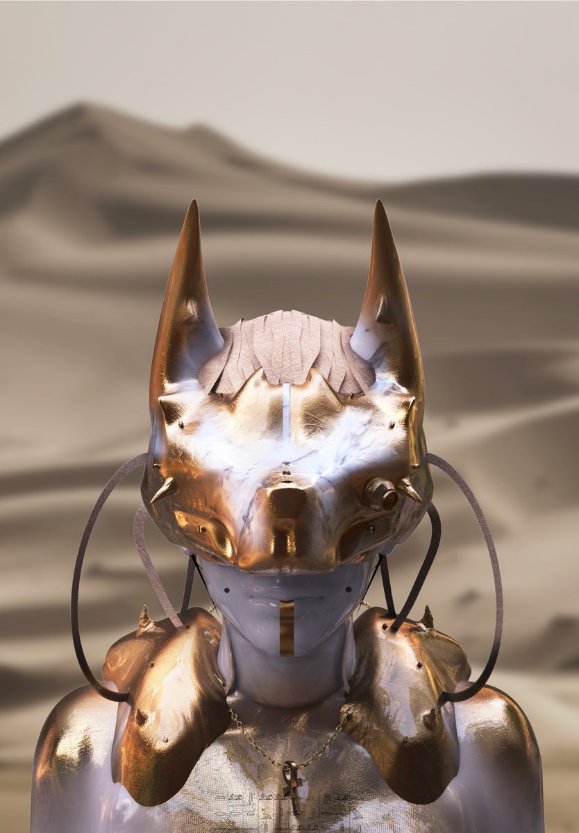homage to 'Moon Knight' , and the Egyptian mythology

This is  YINEPUT 
Goddess, ANUBIS's counterpart.
Protector of the body of Osiris.