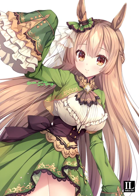 サトノダイヤモンドちゃん～💚💎✨
#ウマ娘プリティダービー  #ウマ娘 