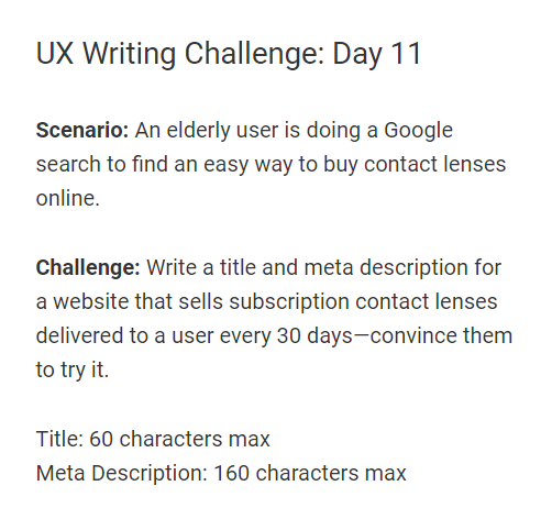 _miiishh's tweet photo. Day-11
I would appreciate your feedback.
Faced a lot of problems coming up with this prompt and still feels I haven't done justice with the prompt.

@dailyuxwriting 
#UXWriting #DailyUXWriting #Microcopy https://t.co/wDFu5q9PNU