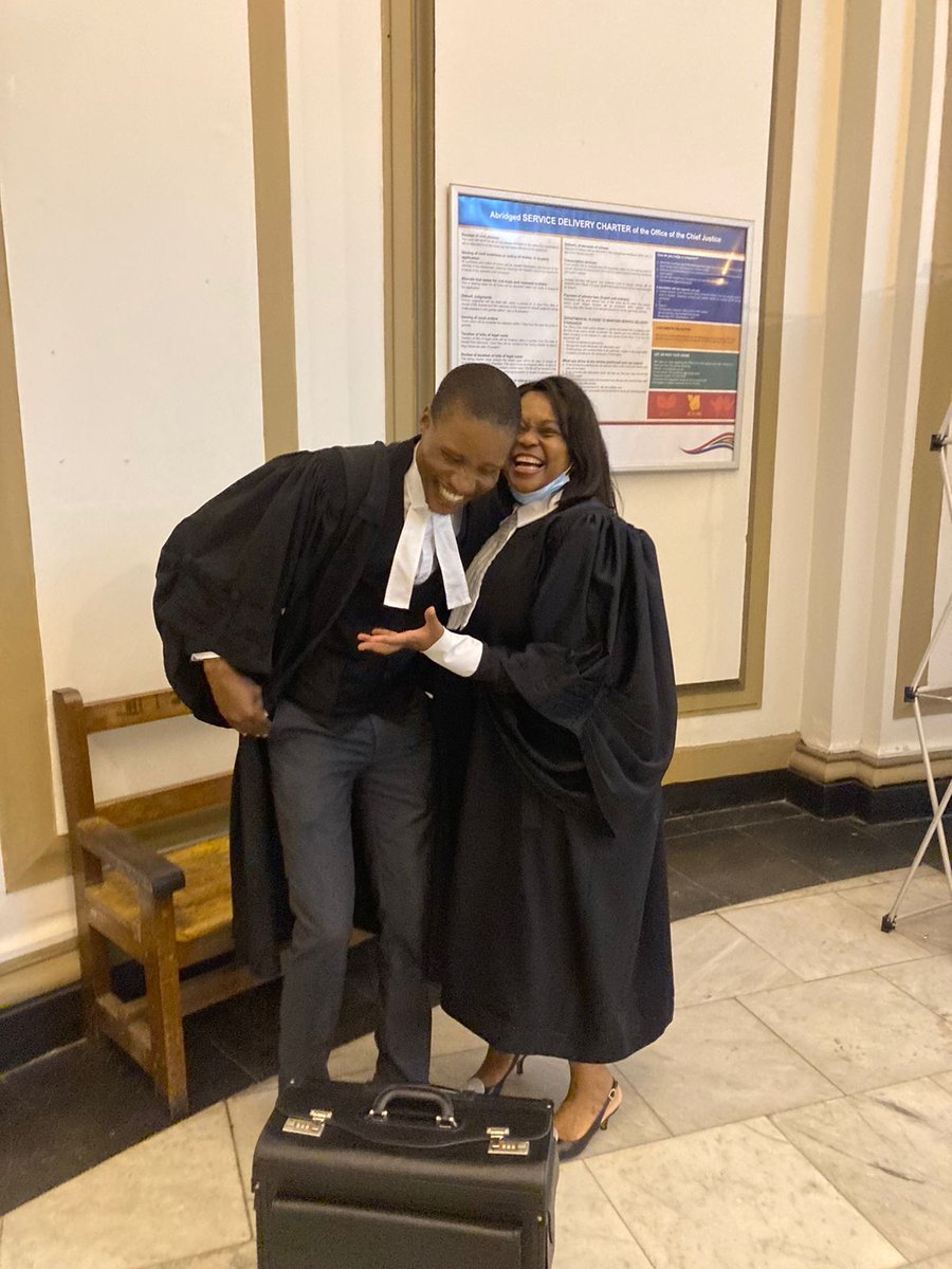 RasLera's tweet photo. What a moment, what a feeling. I bumped into my former lecturer, Adv. Seme. She used to lambast me for missing classes. She wanted the best out of me. Wah now colleagues. https://t.co/tiZ5EKJ05R