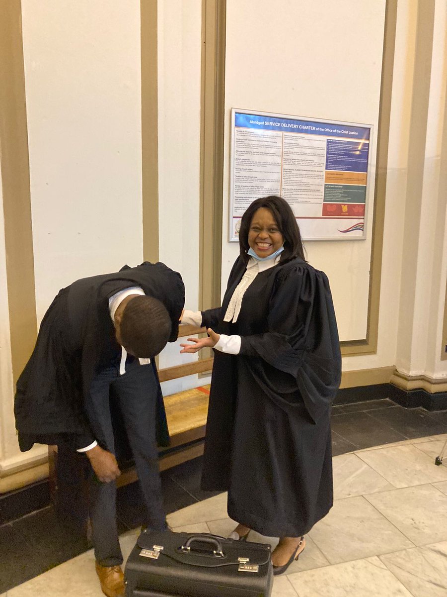 RasLera's tweet photo. What a moment, what a feeling. I bumped into my former lecturer, Adv. Seme. She used to lambast me for missing classes. She wanted the best out of me. Wah now colleagues. https://t.co/tiZ5EKJ05R
