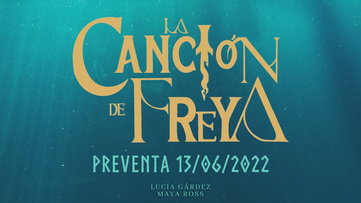 luciaymax's tweet photo. 🌊LA CANCIÓN DE FREYA🌊
¡Muchísimas gracias a todes por participar!
La preventa empezará el 13/06/22 y durante este mes os iremos contando cositas sobre la historia y los personajes. ¡Primera novela del Soulverso! https://t.co/iV3OkDmvJY
