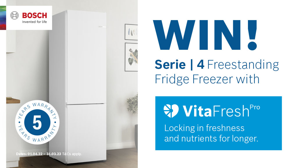 HughesDirect's tweet image. Don't forget to enter our prize draw to #WIN a @BoschUK Fridge Freezer!
This is a multi-platform prize draw and can be entered on Facebook, Twitter and Instagram as separate entries. Follow @HughesDirect &amp;amp; RT to apply.
Ends 11/05/22, Ts&amp;amp;Cs apply - hughes.co.uk/competition-te…