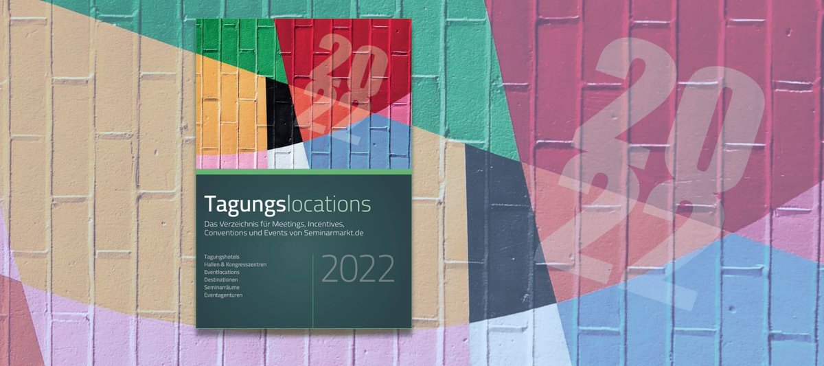 Die neue Ausgabe der Tagungslocations ist erschienen. Mit dabei sind 222 Tagungshotels, Kongresszentren und Eventlocations.   
seminarmarkt.de/Infothek/Tagun… 

#MICE #Tagungshotel #Kongress #Eventlocation #Seminarmarkt #Veranstaltungen