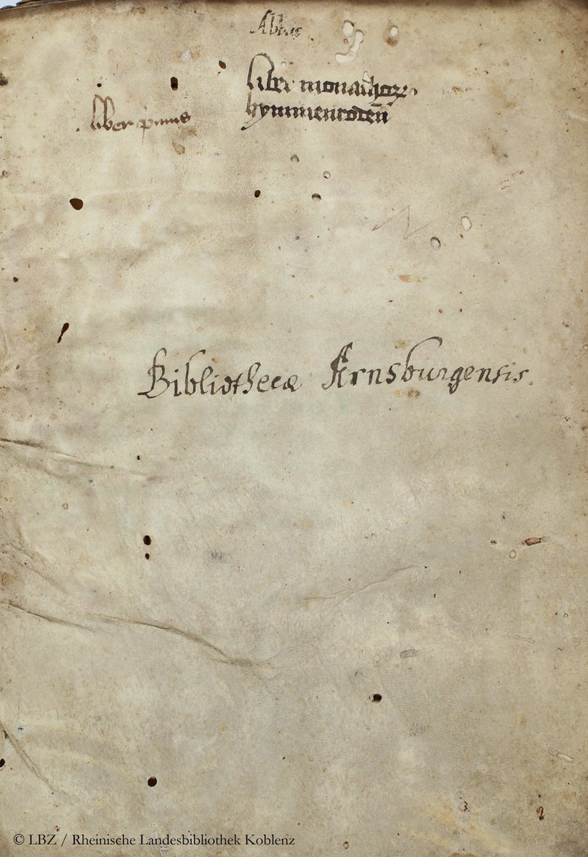 LaenderKultur's tweet photo. Das @lbz_rlp erwirbt für die Rheinische Landesbibliothek in #Koblenz die Handschrift „Libellus antiquarum definitionum“ von 1316. Die mittelalterliche Handschrift stammt aus dem 2017 aufgelösten Zisterzienserkloster #Himmerod. #Erwerbungsförderung
➡️https://t.co/fSp4ZLuOA1 https://t.co/ndReN69mfw