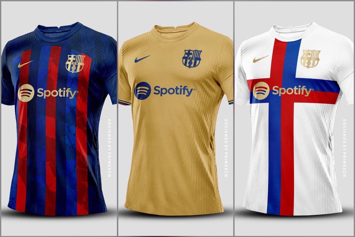 FCBPaul_'s tweet photo. 👕 @gerardromero | SORTIE DES MAILLOTS : 

🔸 Domicile : annonce le 3 juin / vente le 8 juin.
🔸 Extérieur : annonce le 10 juin / vente le 15 juin.
🔸 3ème : annonce le 26 août / vente le 1er septembre. https://t.co/2VsKllEDC3