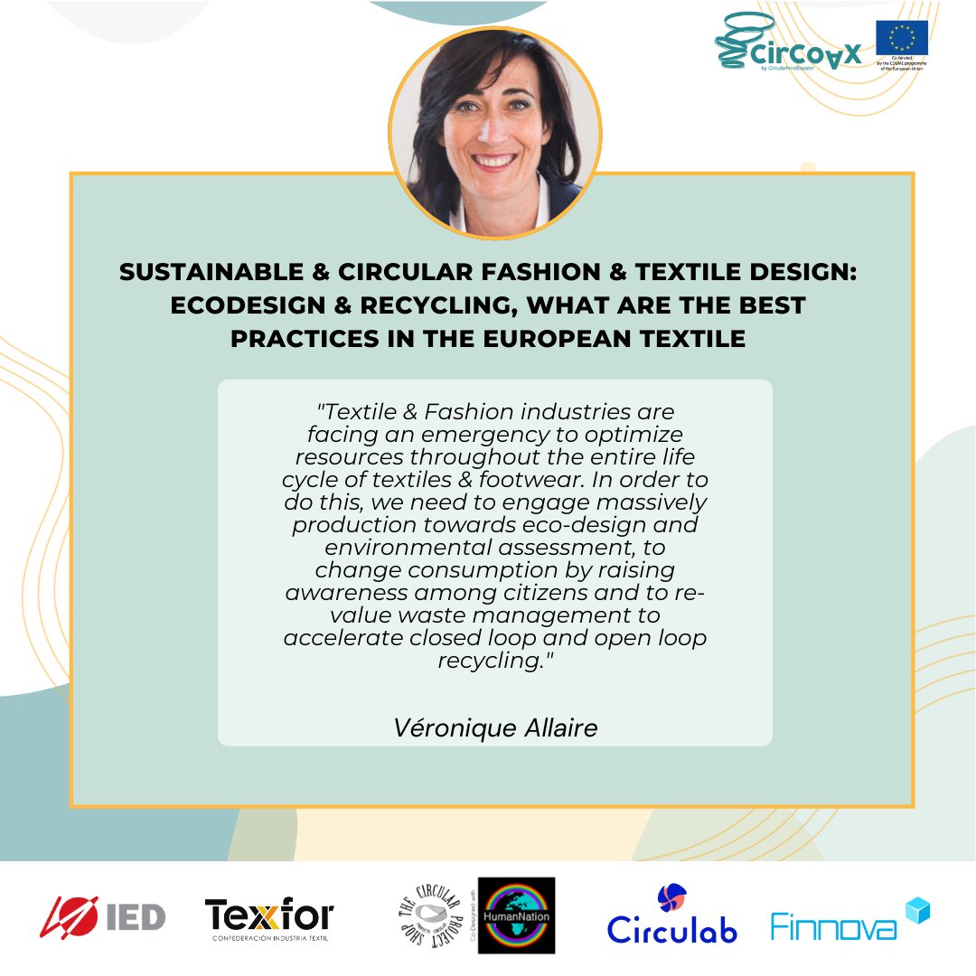 CirCoAx_'s tweet photo. 🟢 #CirCoAX30🟢

Get back in #ecosystem cycles applying circular economy  has been the lesson learned  in the course imparted by expert Veronique A. from @circulab_ww 

#Eco-design for more #circularity ♻
Leave your comments⤵ https://t.co/AUfyNWCn0O