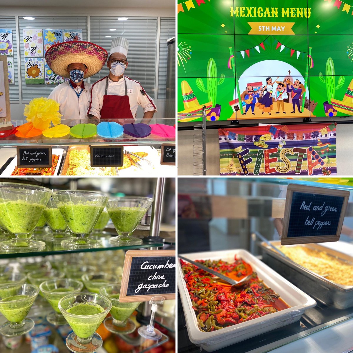 ISMonaco's tweet photo. Many thanks to the PTA for organising a very festive Mexican-themed lunch in the cafeteria for all students today! 🇲🇽
#mexicanlunch #cincodemayo #PTA #themedlunch #festive #mexican https://t.co/3GQNtePW26