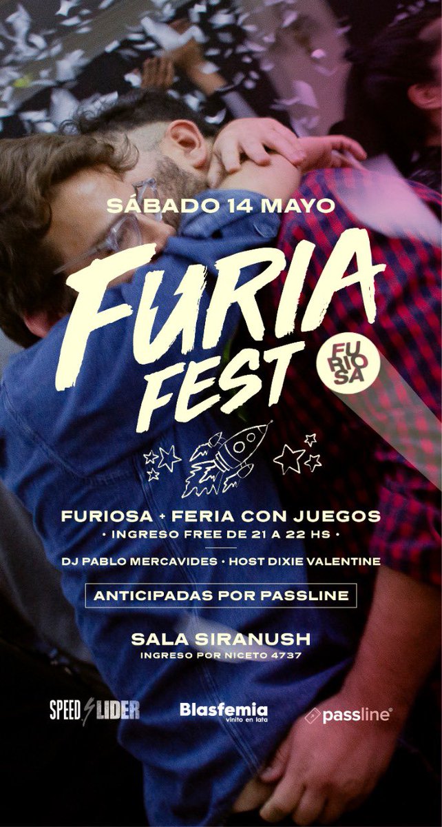furiabar's tweet photo. 🥳ATENCIÓN FIESTEROS🥳
Este sábado está la fiesta inauguración de #Misha en Moly y el sábado 14 vuelve #FuriaFest en Sala Siranush. Anticipadas a precio promo. https://t.co/eCc3RXy0Na
