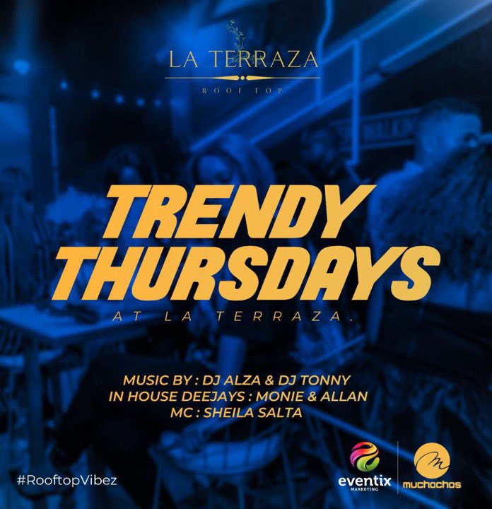 kanyefelly's tweet photo. Well well, leero tuli ku La Terraza for #TrendyThursdays
Come support us so people can kusala the words properly π
π
https://t.co/GlClb4Vd6I