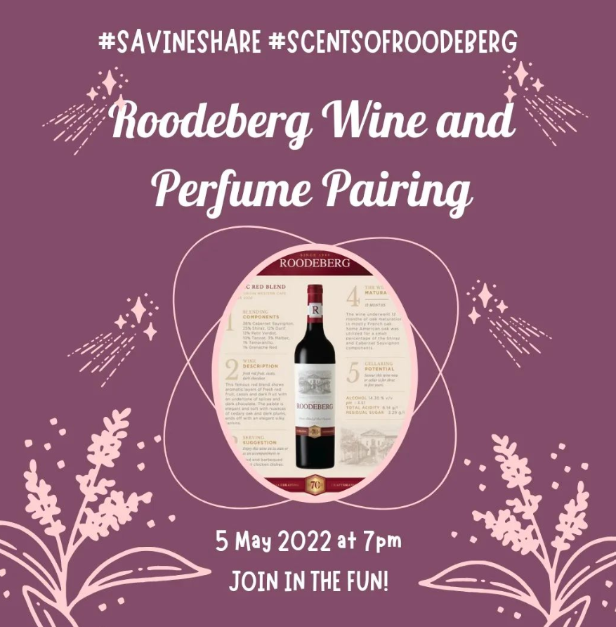 Boozy_Foodie's tweet photo. Doesn't this sound AMAZING?? Join #SAVineShare with the #ScentsOfRoodeberg on Instagram at 7pm. Be sure to follow the hashtags and chat along! https://t.co/lT0mXmsAgz