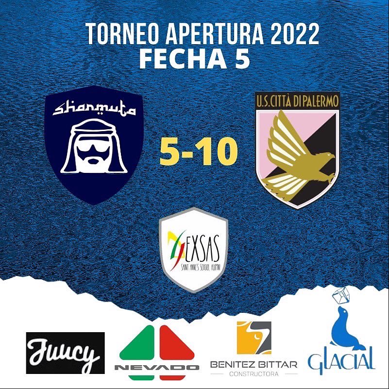 ex_SAS's tweet photo. •Resultados de la Fecha 5•

🆓 @SAS07_A23 

#Exsas #torneoaperturaexsas🏆⚽️ https://t.co/d31H0dI58x