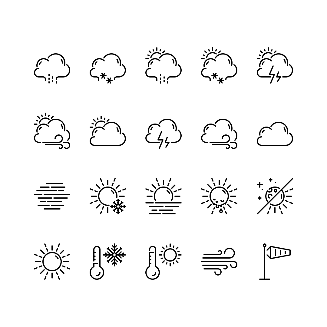 pixelbazaar's tweet photo. LineKing Weather collection- a collection of 1,000 icons - by https://t.co/bOYZwrGa5K #icons #iconset #lineicons #flaticons #icondesign #iconaday #iconspack #ui #sketch #illustrator #figma #dribbble #colorfulicons #iconstagram #iconslibrary #iconography https://t.co/w98vajfrtR