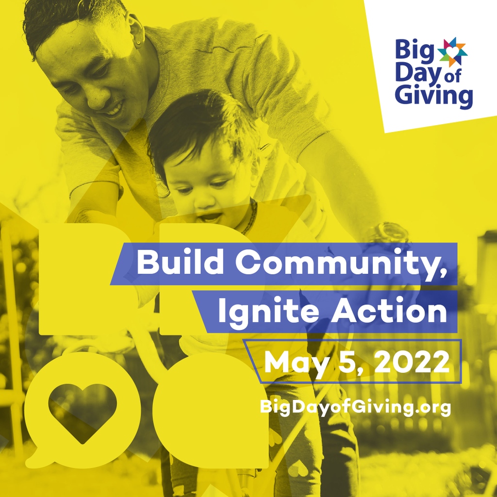 Build Community, Ignite Action. 

It's what we're all about -- and we're grateful to celebrate the 10th anniversary of <a href="/BigDayofGiving/">Big Day of Giving</a> with you! 🧡 Give today at BigDayofGiving.org. #BDOG2022