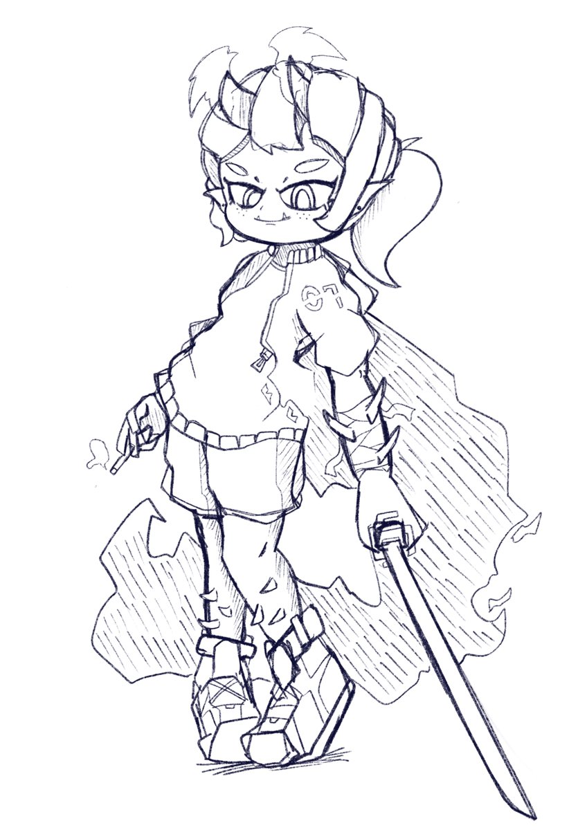 IamLittleDemon's tweet photo. Character Design https://t.co/jGpH54WXfm