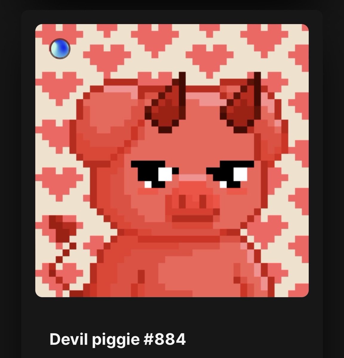 1/1 Devil piggie raffle in the discord.
P. S all $ooink from raffles would be burned