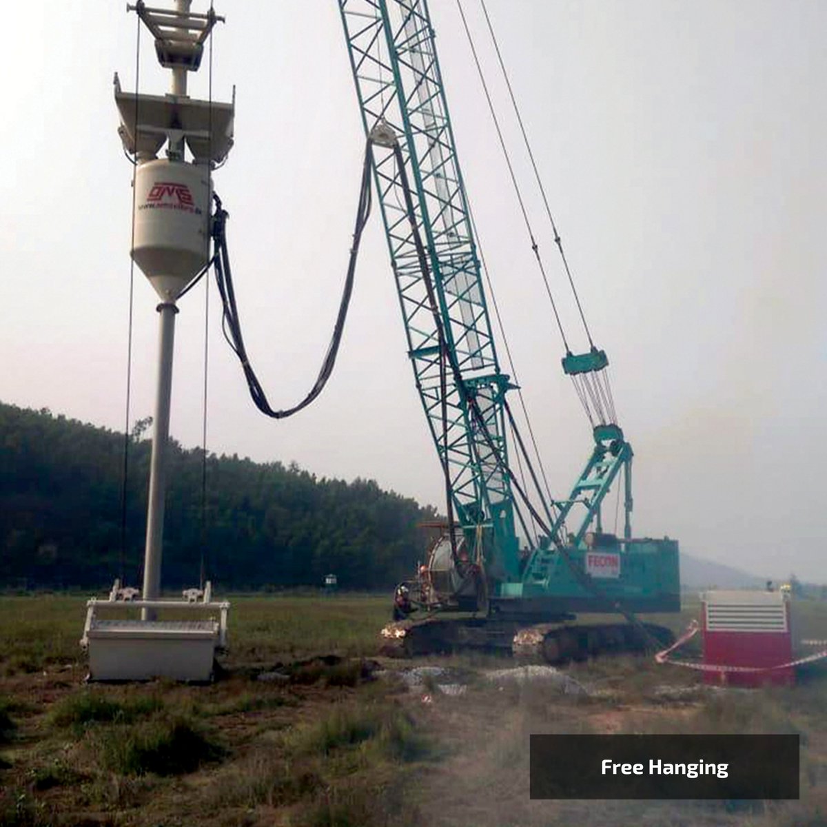 omsvibro's tweet image. Vibro replacement #stonecolumn is a system where vertical columns made out of compacted gravel are placed into the soil. This technique builds load-bearing columns and these columns are made out of gravel or crushed stones in cohesive and granular soil with high fines content.