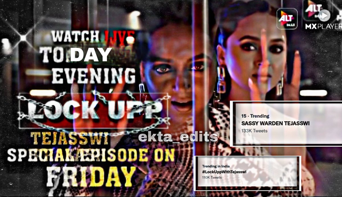 Elevate_Moon's tweet image. Bus Name Hi kaafi hai... 

|| TRENDING ||
SASSY WARDEN TEJASSWI

 #tejasswiprakash #tejatroops #LockUppWithTejasswi @TejasswiAd @itsmetejasswi