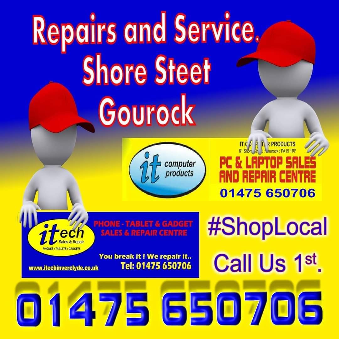 IT Computer Products (@itcomputerpro) on Twitter photo . <a href="/ITComputerPro/">IT Computer Products</a> & <a href="/itechInverclyde/">itech Inverclyde</a> are open 9am to 5 pm for a range of #computeraccessories and #mobilephonerepair . 🖱️🎧 🖲
#Gourock #Inverclyde #ChooseLocal #ScotlandLovesLocal . <a href="/ITComputerPro/">IT Computer Products</a> & <a href="/itechInverclyde/">itech Inverclyde</a> are open 9am to 5 pm for a range of #computeraccessories and #mobilephonerepair . 🖱️🎧 🖲
#Gourock #Inverclyde #ChooseLocal #ScotlandLovesLocal