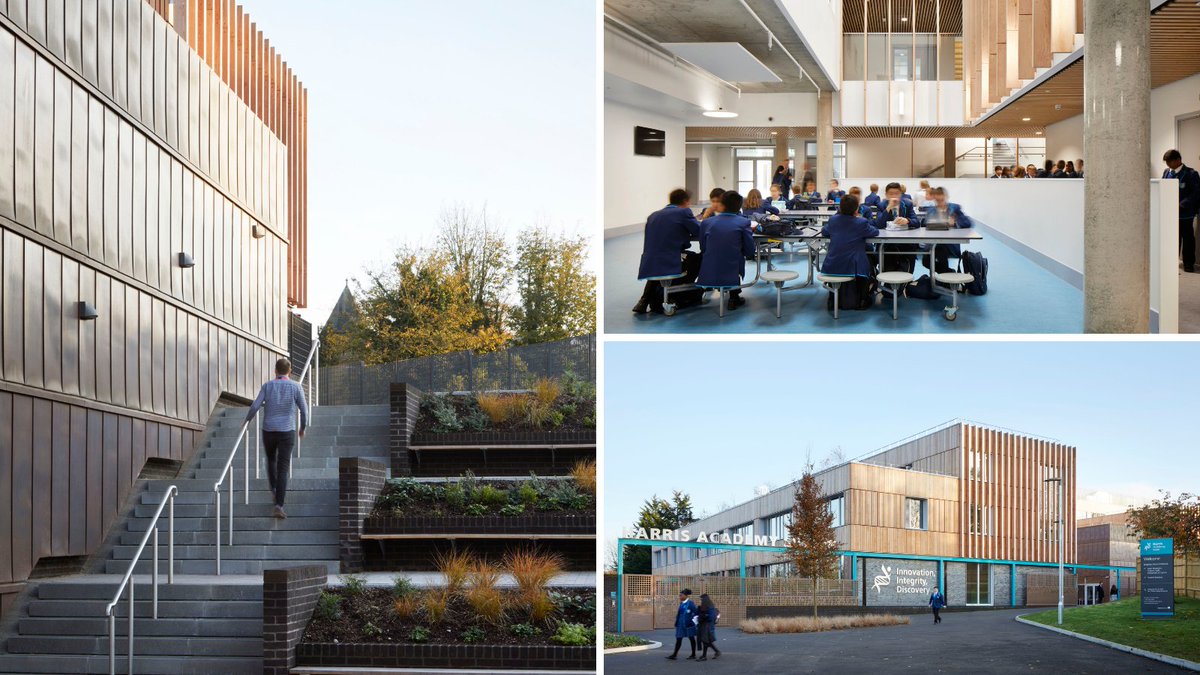 🏆 The RIBA London Sustainability Award 2022 (sponsored by <a href="/mbhplc/">Michelmersh</a>) goes to Harris Academy, Sutton by <a href="/ArchitypeUK/">Architype</a>

Explore the winning project here: ecs.page.link/qNtkG #RIBAAwards