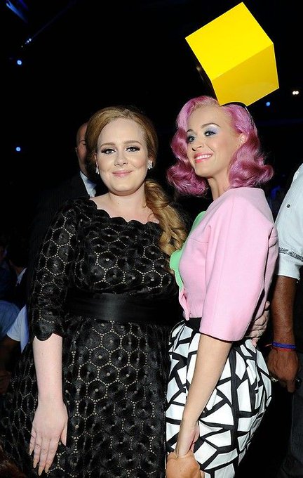 Happy birthday to Adele, Katy\s neighbour, by all the katycats 