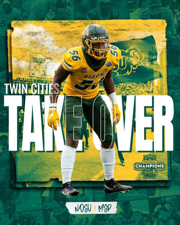 NickGoeser's tweet photo. Here we go!! Couple of great days here in the TC. Let’s find the next great Bison!
#Building23 #CODEGREEN #BigO 
#MNbison 🦬🦬🤘🏻🤘🏻🏆🏆 https://t.co/vbtTOEYwaA