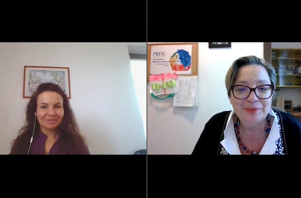_N_E_P_C_'s tweet photo. In the new episode of #EduFocus, our guest is Ivana Cenerić from the Centre for Education Policy, who is one of the authors of a comparative report published as part of the @NetworkArise project.
Watch the episode here: https://t.co/4DvOsxV5va https://t.co/Prkjtny6hS