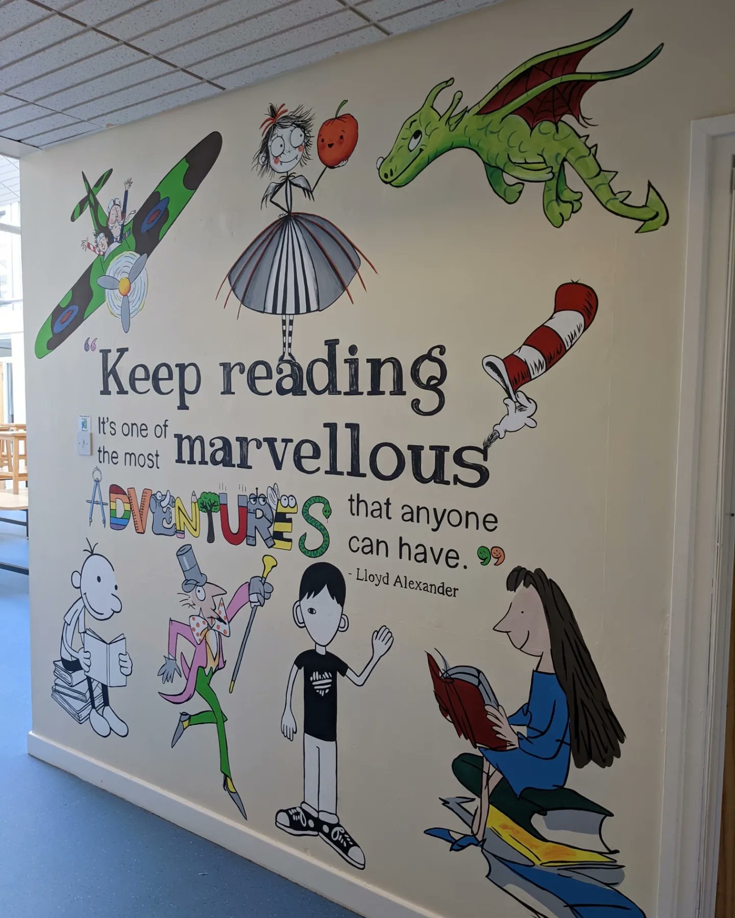 custom-murals-on-twitter-hand-painted-wall-murals-for-schools-check