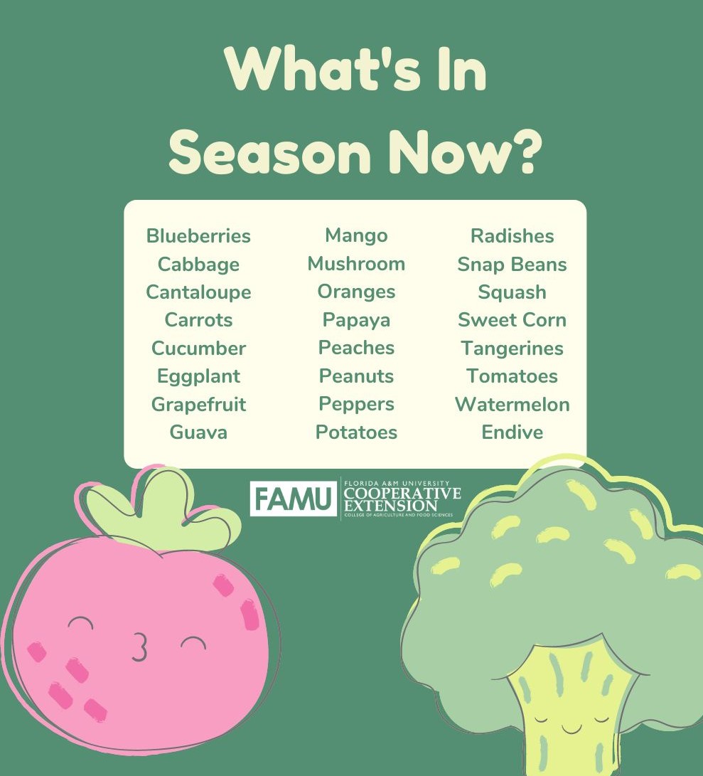 FAMUExt's tweet photo. What's In Season?
#floridafresh #may #fruitsandvegetables #blueberries #mango #radishes https://t.co/xBKHFfPb7L