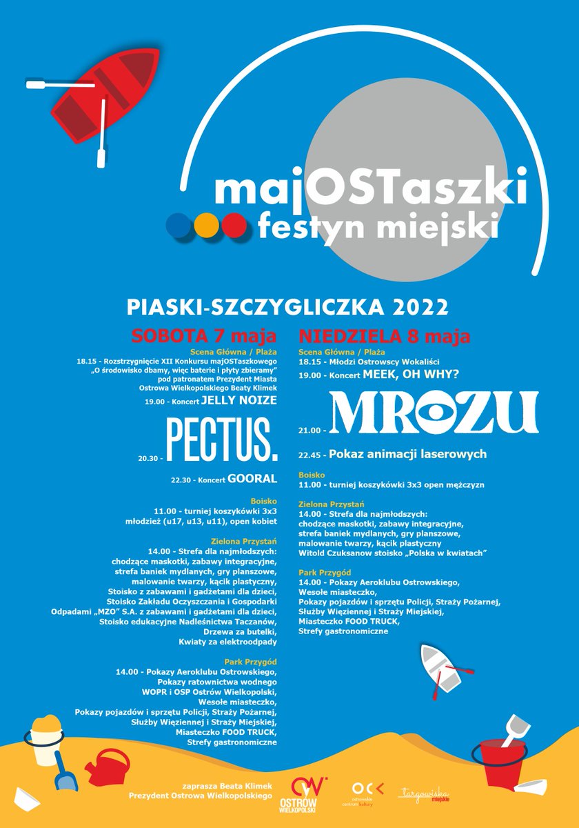 umostrow's tweet photo. Już w sobotę majOSTaszki #majostaszki
#pectus
#gooral
#mrozu https://t.co/PESFdSGL7h