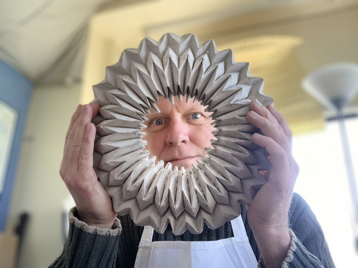 ArtecologyDept's tweet image. Handmade #ecoengineering takes many forms! This is just one superb outcome from a collaboration with artist @hannahgmakings. The project set out to investigate the old craft of #pleating.
 Pattern, shape &amp;amp; form = rugosity, which itself = bioreceptivity. 
#concrete #STEAM