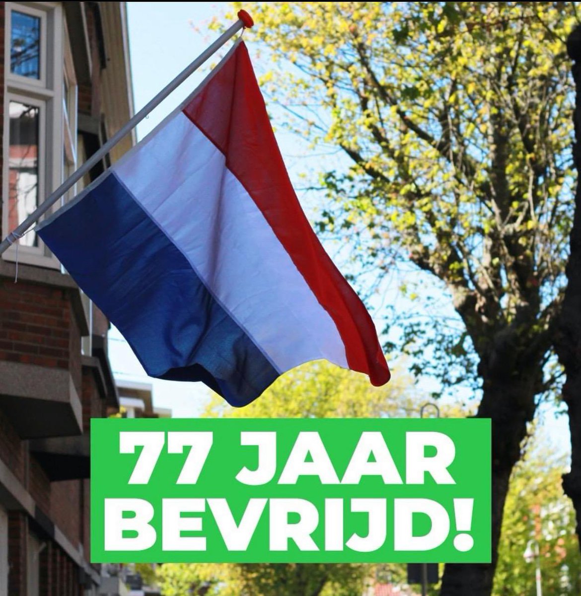 cdaleeuwarden's tweet photo. Gisteren was het tijd voor herdenken.

Vandaag vieren we de vrijheid en de vrede. 

Dat is niet vanzelfsprekend. 

Koester die vrijheid en vier deze dag!
#5mei2022 https://t.co/lNSXLlS6L0