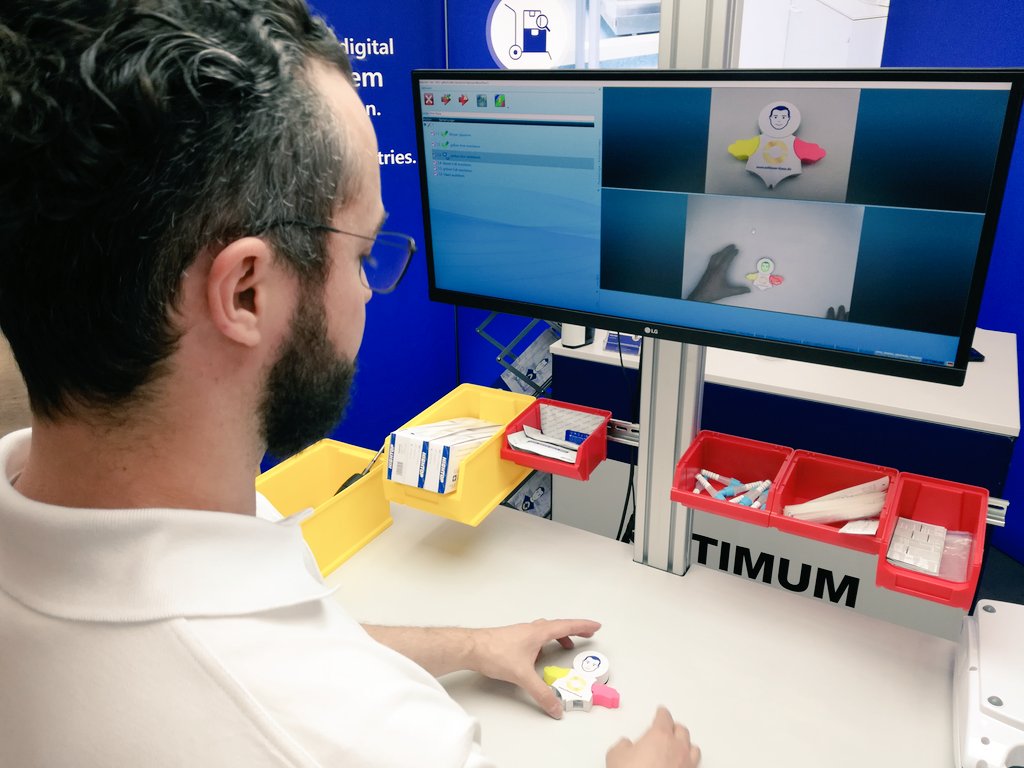 OptimumGmbh's tweet photo. ONTOUR 🚗
Letzter Tag auf der @MedtecLIVE 2022
@Messe_Stuttgart 
Nutzen Sie die Chance und testen Sie unseren #SchlauenKlaus an Stand 10-709!

Erleben Sie in Echtzeit #Qualitätssicherung und automatisierte #Prüfung in der manuellen #Produktion #Digitalisierung #i40 #industrie40 https://t.co/h7VE5WsRl8