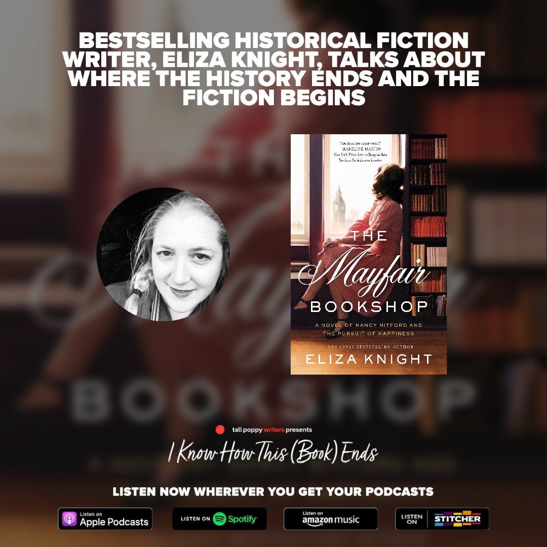 speakdotstudio's tweet photo. Bestselling Historical Fiction Writer, @ElizaKnight, Talks About Where the History Ends and the Fiction Begins. Listen now on Apple Podcasts, Spotify, Amazon Music or wherever you get your podcasts. https://t.co/7dB4jXQH4w https://t.co/rP2UaHURpB