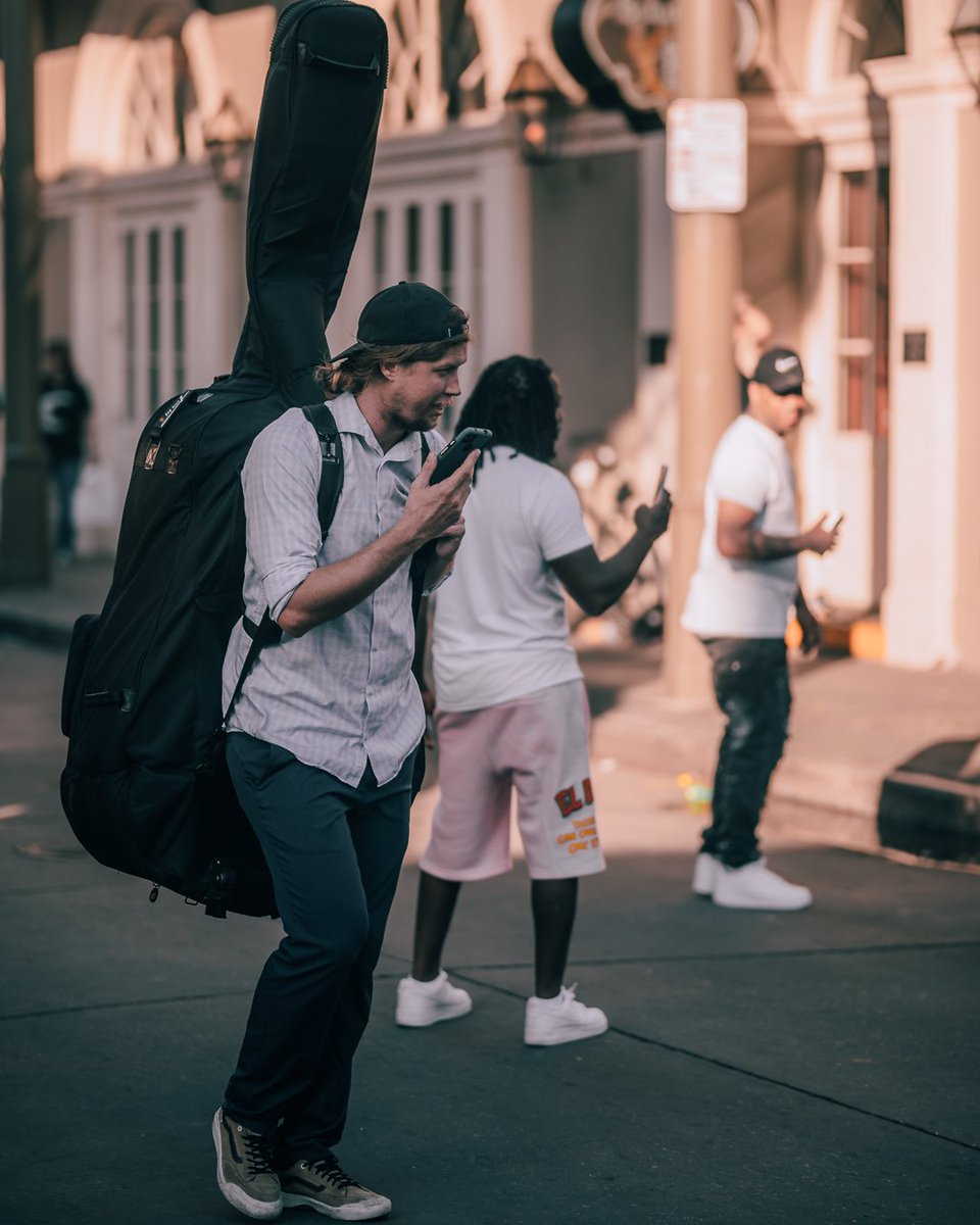 dremoola's tweet photo. Heading to the Next Concert #streetphotography #streetphotographer #neworleans #bourbonstreet #canonr6 #ClassicalMusic #photography https://t.co/2xsfA7afU3