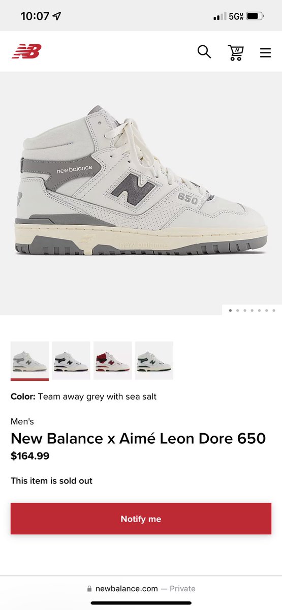 Alex_Nakos's tweet photo. @snkr_twitr Lmao got through all sold out https://t.co/zRbdEsL3sE