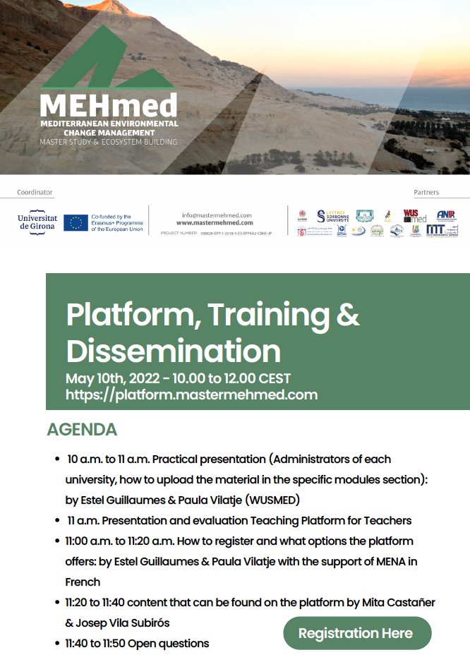 Master in Mediterranean Environmental Change tweet media