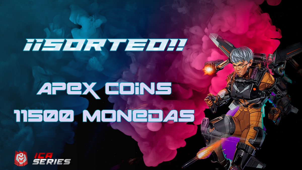 icaapex's tweet photo. Primer sorteo de 11500 Apex Coins de la mano de @EA_Espana 

Por el benéfico a favor de @juegaterapia junto a @RetoEventos y colaborando con @mrreadys 

Requisitos:
- Seguir a @EA_Espana 
- Seguir a @RetoEventos 
- Seguir a @icaapex 
- RT al tweet

Mucha suerte a tod@s leyendas https://t.co/RKxmldrSa3