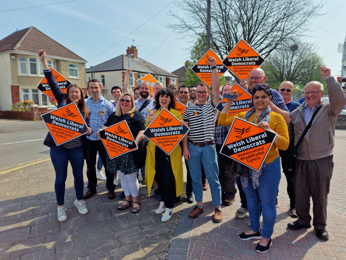 DoddsJane's tweet photo. 🗳️ Happy polling day!

Thank you so much to everyone who has shown Welsh Lib Dem teams support as we've been knocking on doors over the last few months.

Make sure you head to the polling station today and make your voice heard! 🔶️🏴󠁧󠁢󠁷󠁬󠁳󠁿 https://t.co/Gj7LV4ikwY
