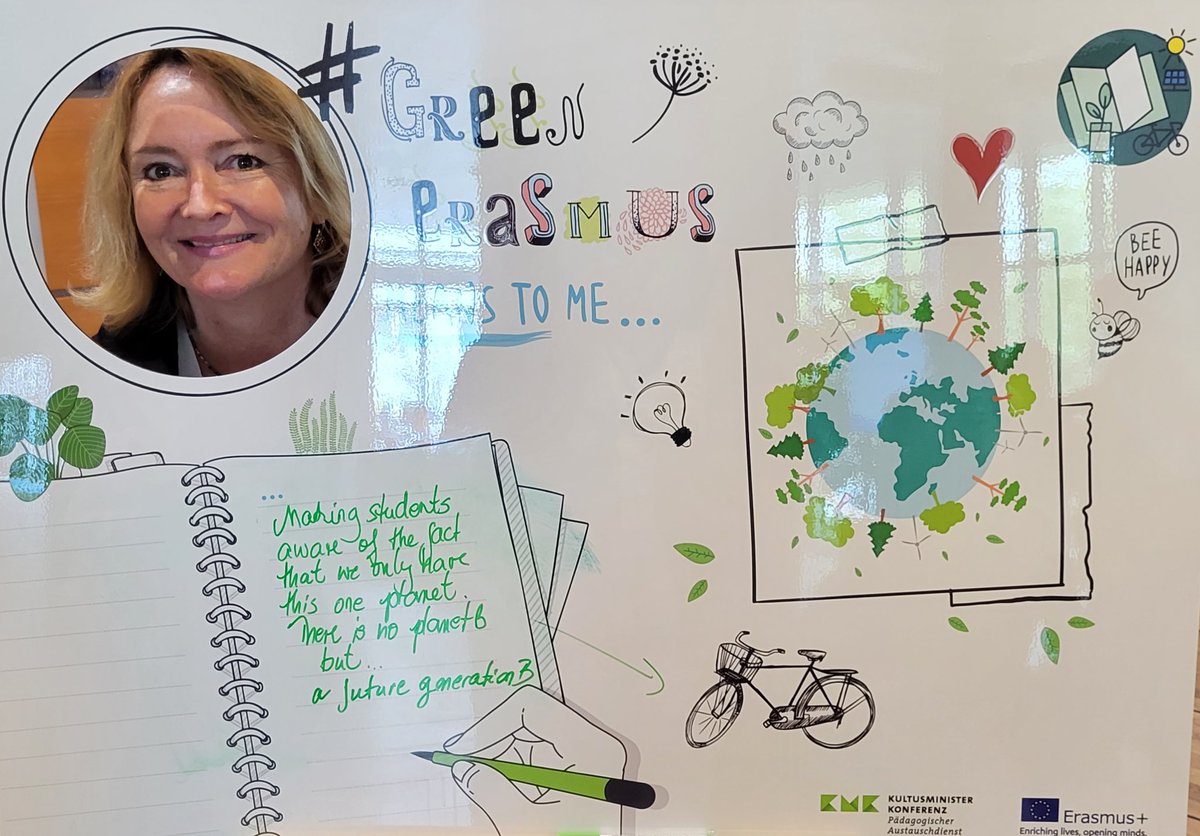 Delighted to take part in the international conference "Erasmus+ green mobility + green schools" in Potsdam. So enriching and motivating. #greenerasmus <a href="/InakioaMaisu/">iñaki</a> @kmkpad