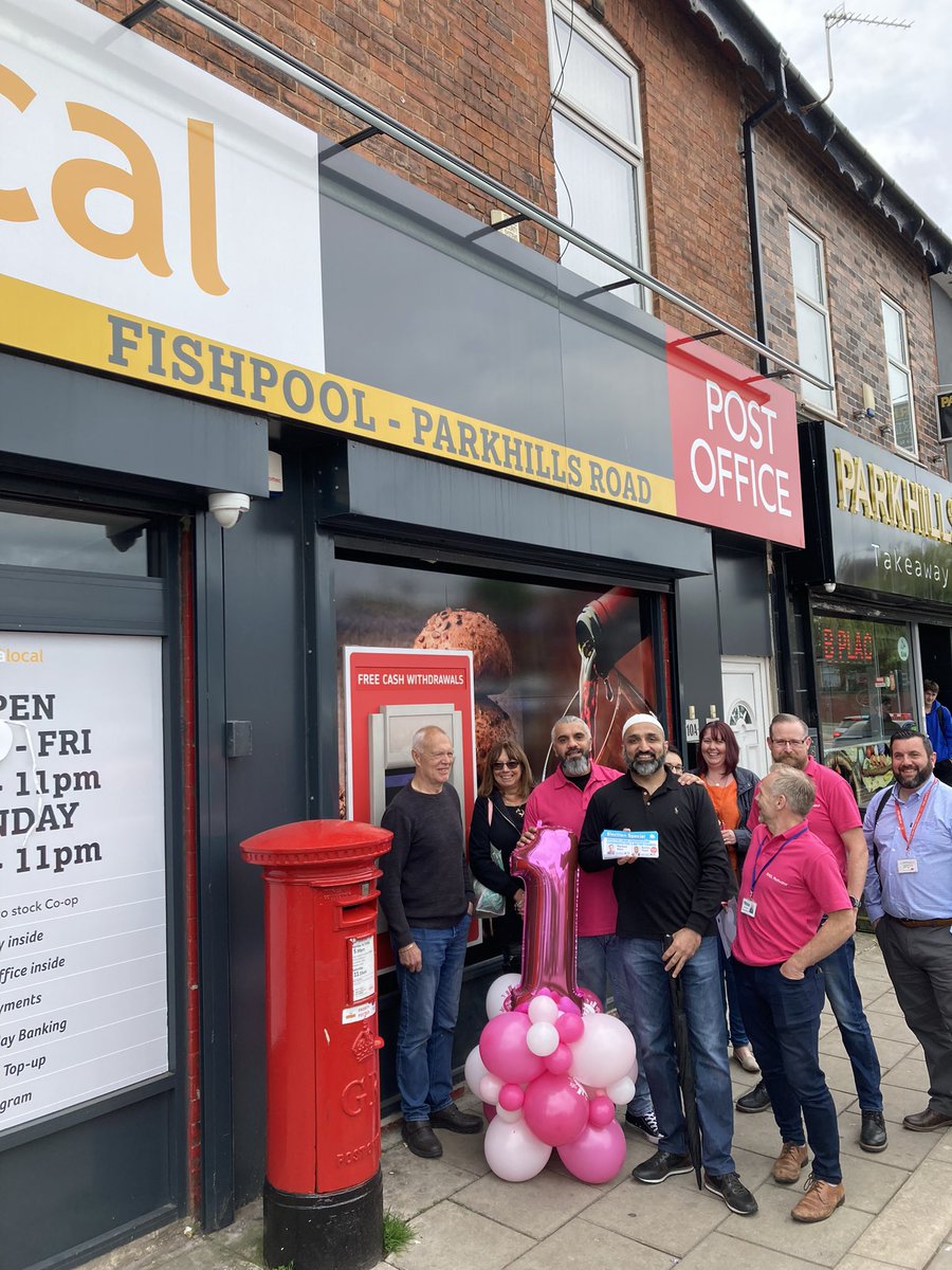 Celebrating one year as a <a href="/NisaLocally/">Nisa Local</a> at Fishpool News in Bury with a community party thanks to <a href="/MADLcharity/">MADL</a>