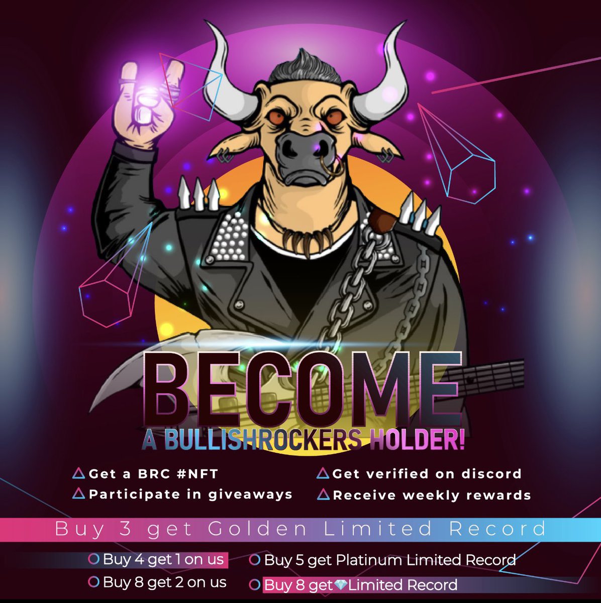 AllenOneDC's tweet photo. 🚨🚨🚨 FREE NFT or $EGLD 🚨🚨🚨

👉👉 Win an NFT or some $EGLD 👈👈

Rules:

⭐️ Follow @BullishRockers &amp; @AllenOneDC
⭐️ RT this post
⭐️ Tag 3 friends

🎁🎁 Prizes: 🎁🎁

🥇 - One Bullish Rocker NFT
🥈 - .20 $EGLD
🥉 - .10 $EGLD

Learn more:
https://t.co/ULKuV1n67O

⏰ 72hrs https://t.co/obVBNqHh6d