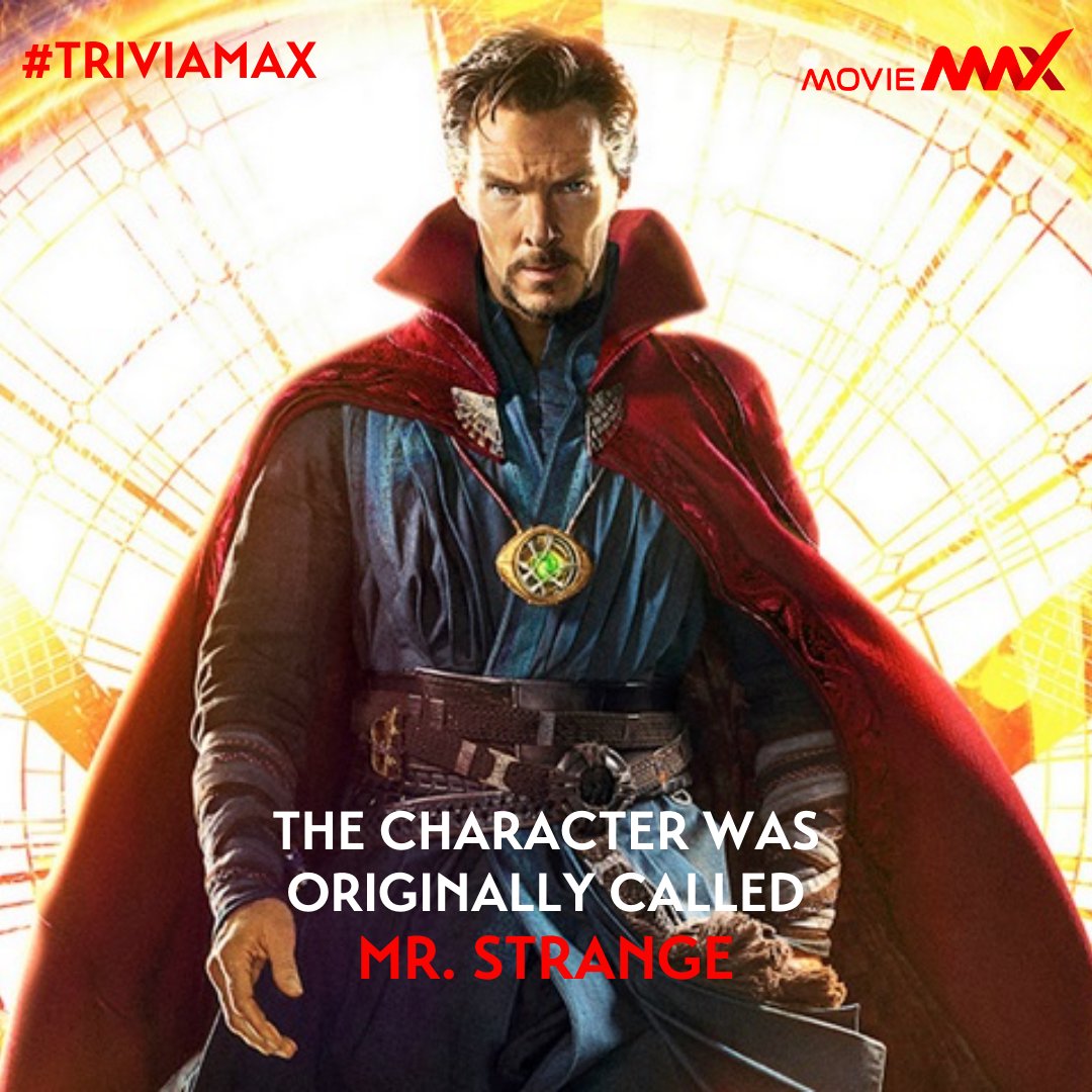 moviemaxoffl's tweet photo. Did you know?
The character was originally called ‘Mr Strange’ 🤔
.
.
#moviemax #doctorstrange #mrstrange #drstrangeinthemultiverseofmadness #marvel #marveluniverse https://t.co/gRyK7ZtbhV