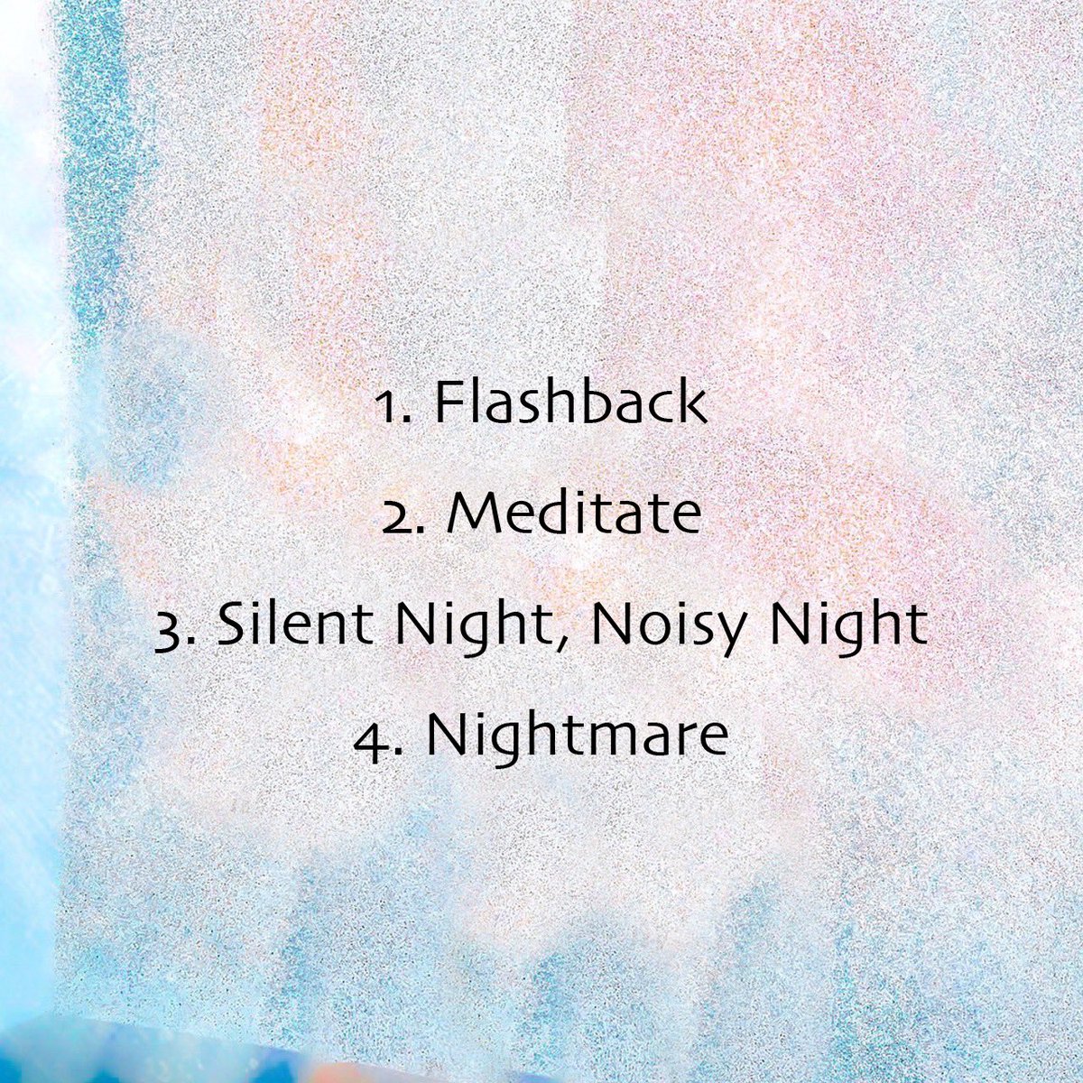 【NEWS】
1st.EP "Meditate" のリリース日が、

5/7(sat)に決定！！

それに伴い、
ジャケットアートワーク、トラックリストを公開します。

そして、明日21:00
もう1つ大きなお知らせがございます。

リリースと併せて、楽しみにお待ちください。

Artwork: <a href="/Kai_RO10/">KaiRO ｰ Marebell</a>