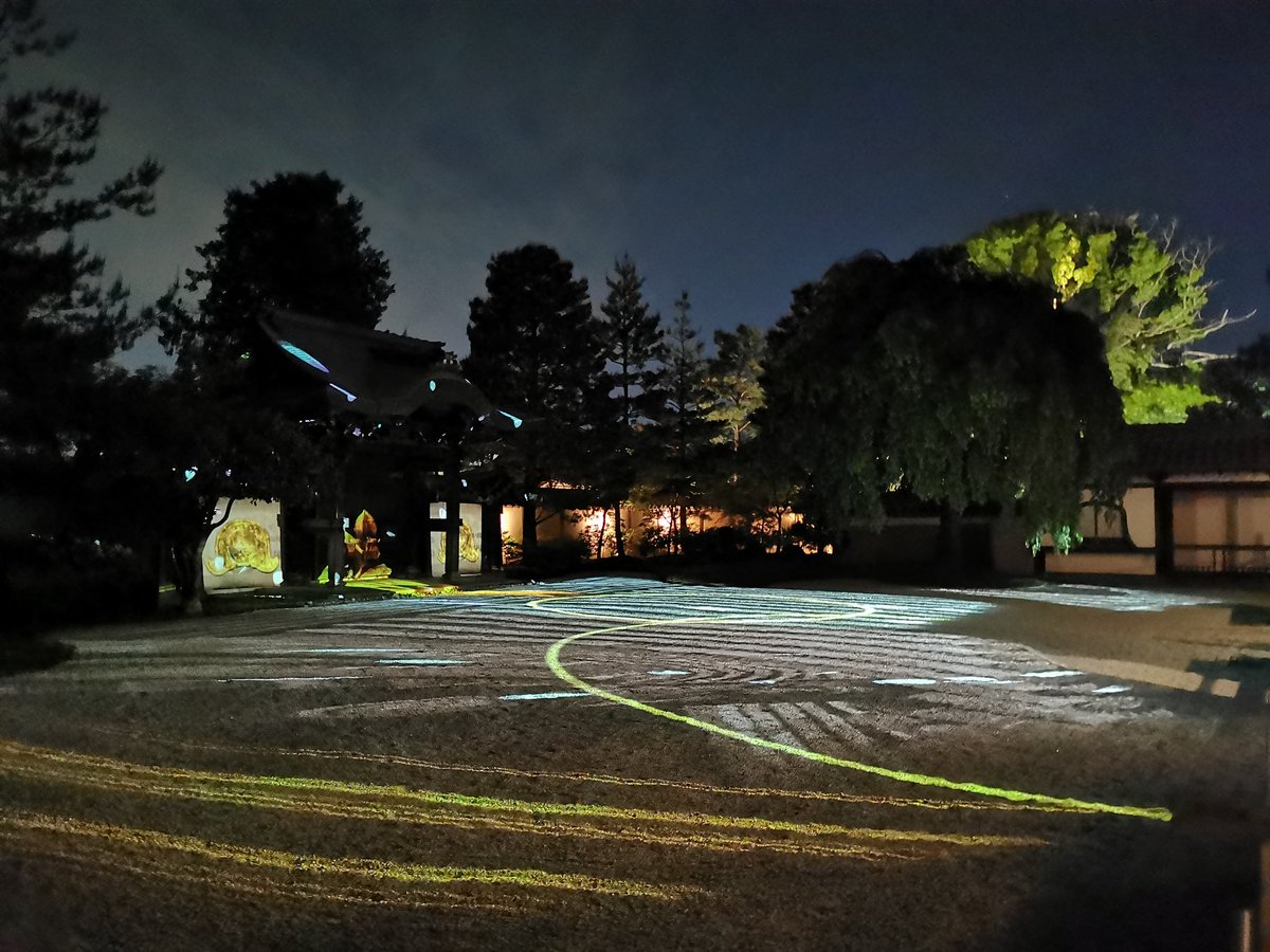 sha_enen's tweet photo. 京都の　#高台寺　夜間特別参拝に行ってきました(*-ω人)
ライトアップで飾られた境内は昼間とは全く違う雰囲気で、趣深い参拝を楽しめました(o’∀`)♪ https://t.co/KRkqvmfG2f