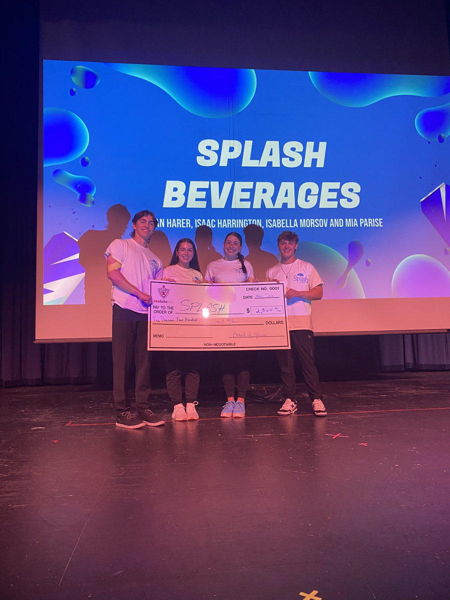 And the winner is…………,Splash Beverages. Great job tonight by everyone!!!
