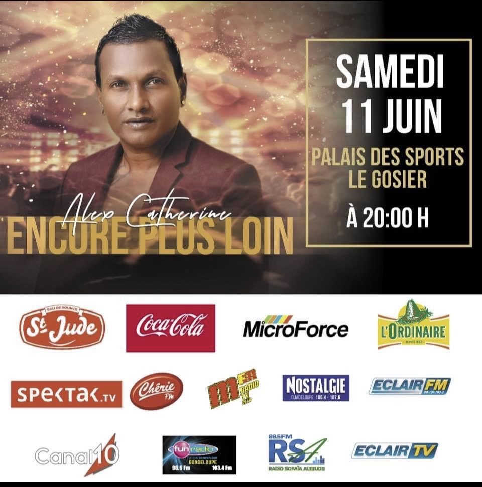 RebeccaMarival's tweet photo. https://t.co/1XQJ1QK9oT le chanteur de zouk #AlexCatherine est en concert live exceptionnel samedi 11 juin en #Guadeloupe. Rรฉservez dรฉjร vos places ๐ถ๐ค https://t.co/qvNRjcab36