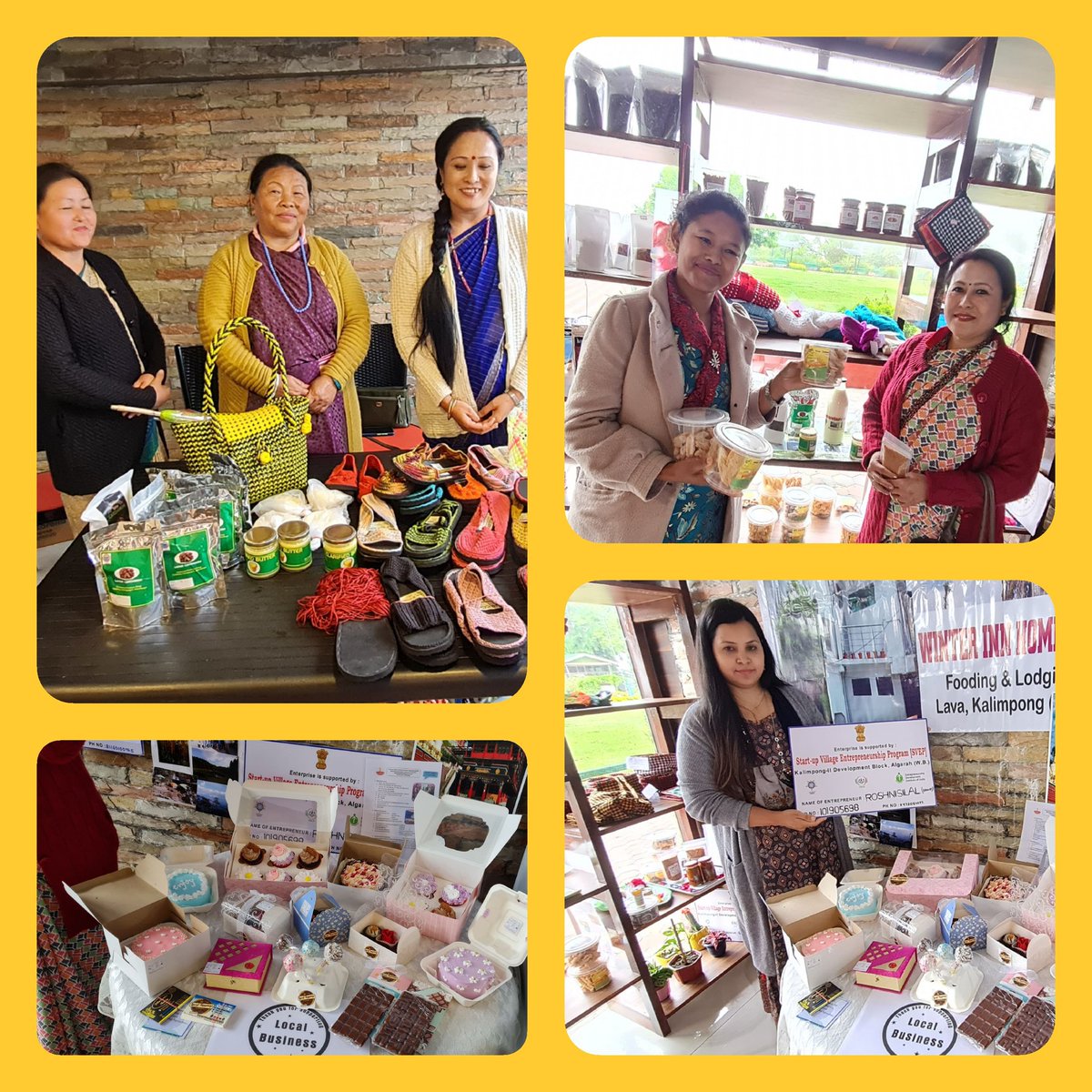 What a fulfilling day...confident SHG ladies, with their varieties of product, discussing future business opportunities...Gleaming faces speak all...Ananddhara Flows with happiness..# NMMU # SVEP