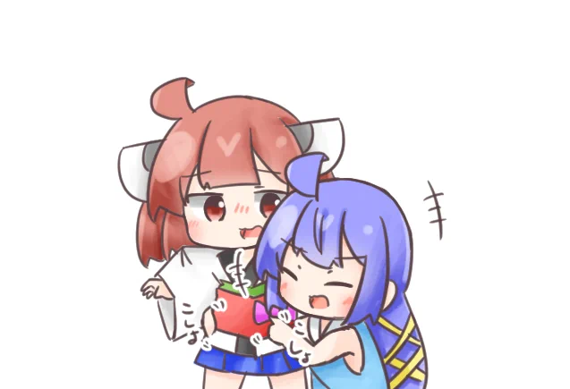 【お題箱】ウナちゃんにこちょられるきりたん 